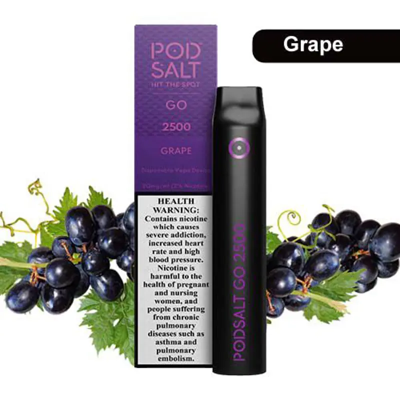 Pod Salt Go 2500 Puffs Grape – 2% Nicotine