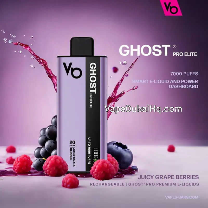 Juicy Grape Berries 7000 Puffs – Ghost Pro Elite