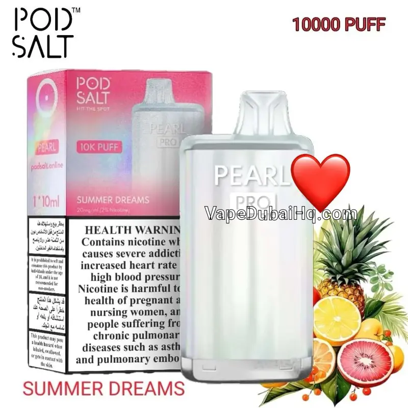 Pod Salt Pearl Pro Summer Dreams 10000 Puffs – 2% Nicotine