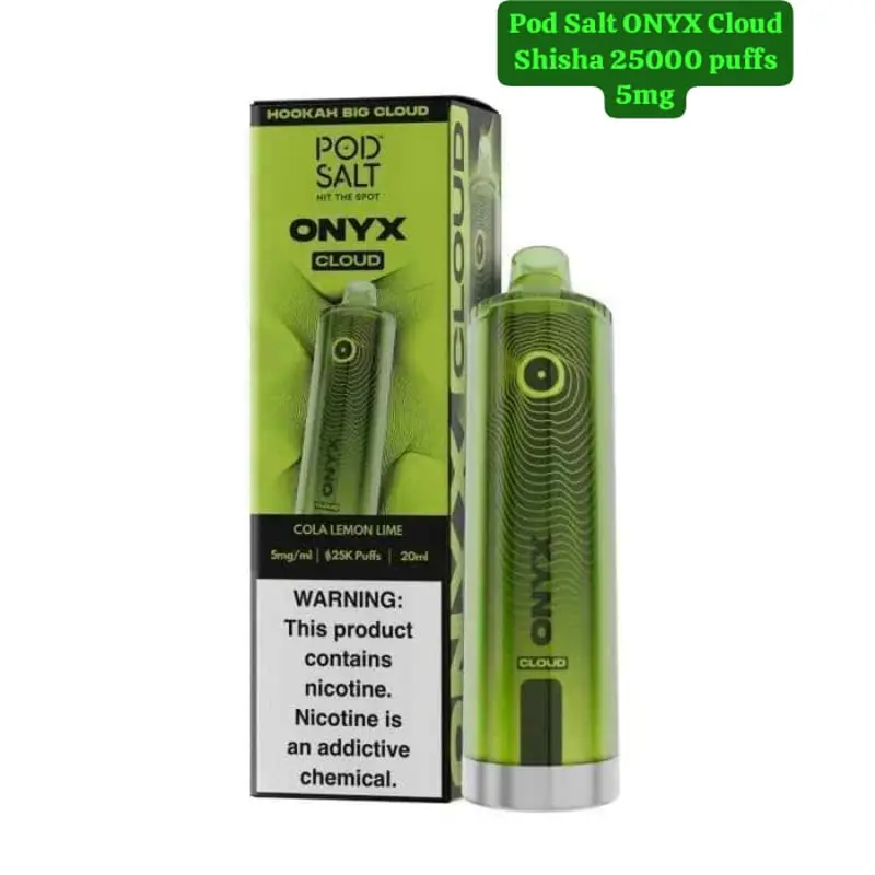 Pod Salt ONYX Cloud Cola Lemon Lime 25000 Puffs – 5% Nicotine