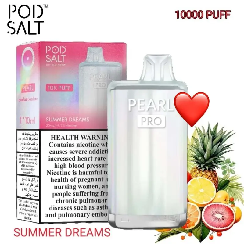 Pod Salt Pearl Pro Summer Dreams 10000 Puffs – 2% Nicotine