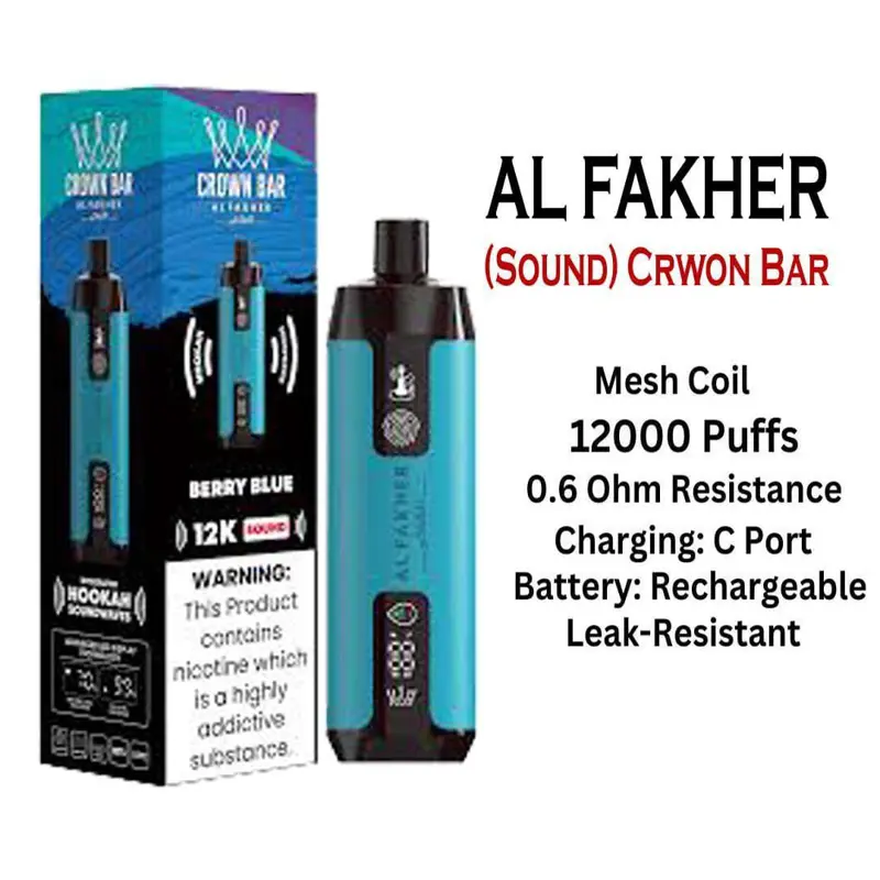 Berry Blue 12000 Puffs -  Al Fakher Vape Sound