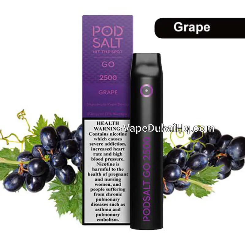 Pod Salt Go 2500 Puffs Grape – 2% Nicotine