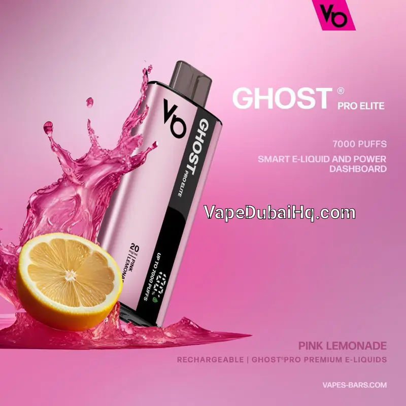 Pink Lemonade 7000 Puffs Ghost Pro Elite