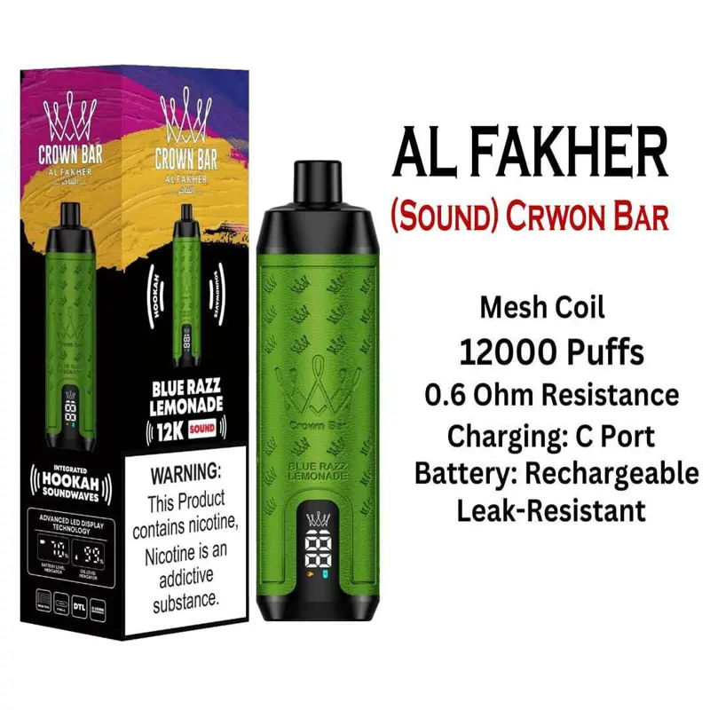 Lemon Mint 12000 Puffs -  Al Fakher Vape Sound