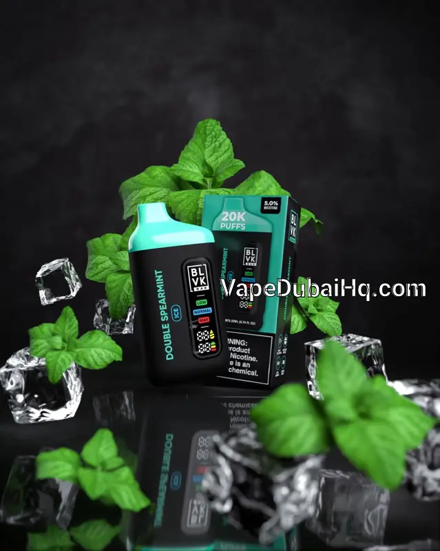 BLVK Double Spearmint Ice 20000 Puffs – 5% Nicotine