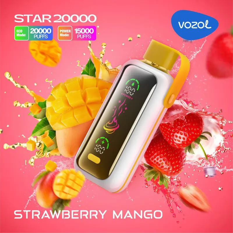 Strawberry Mango 20000 Puffs – Vozol Star
