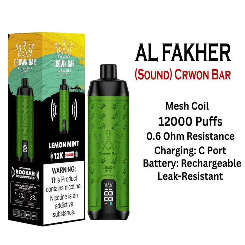 Blue Razz Lemonade 12000 Puffs -  Al Fakher Vape Sound