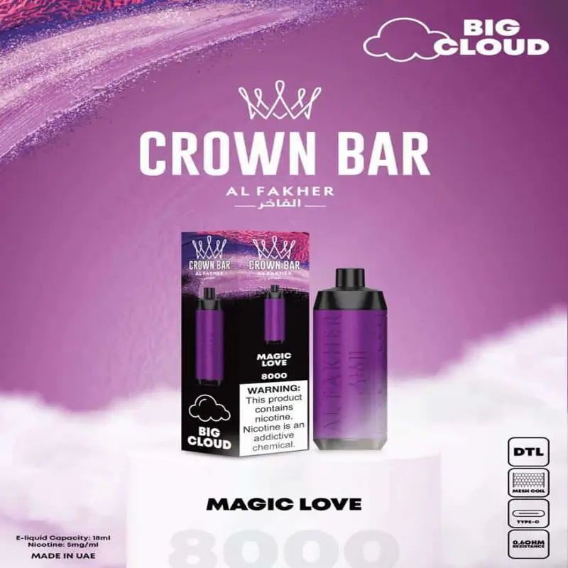 Magic Love 8000 Puffs -  Al Fakher Vape