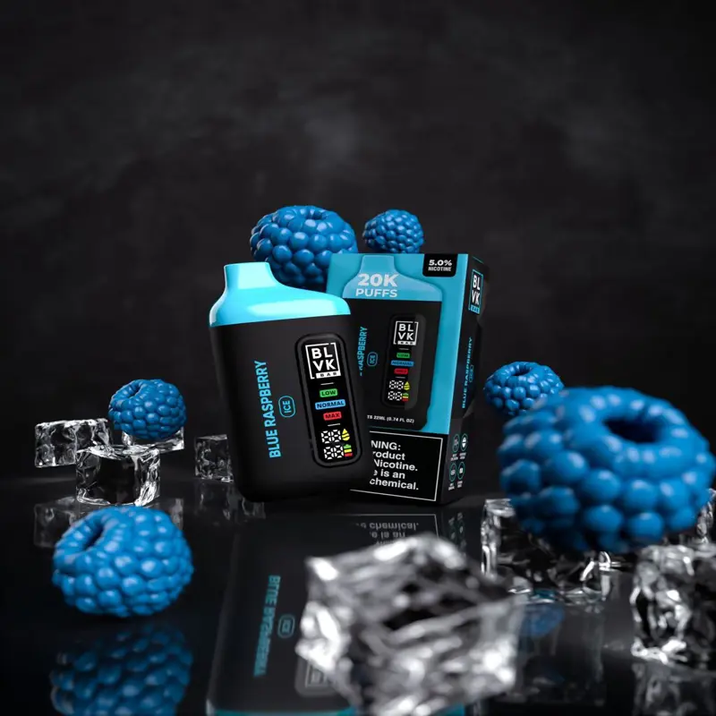 BLVK Blue Raspberry Ice 20000 Puffs – 5% Nicotine
