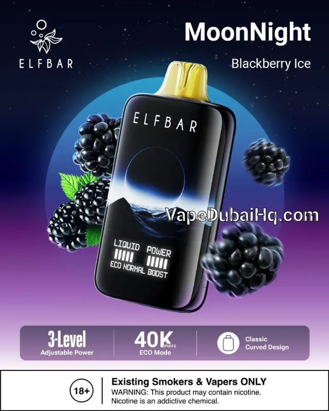 Blackberry Ice 40000 Puffs – Elfbar MoonNight