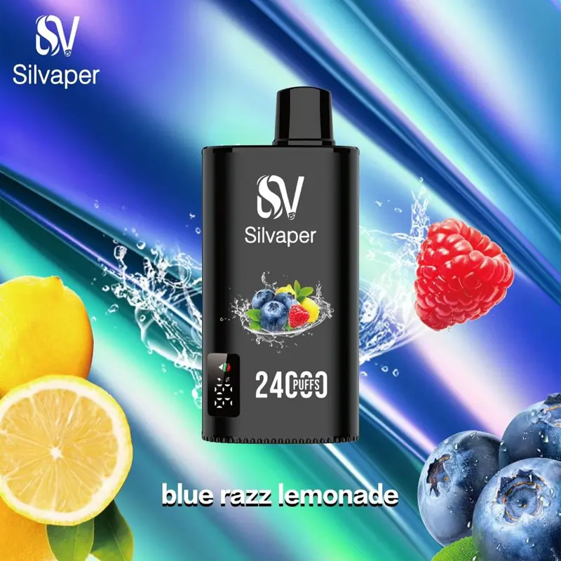 Silvaper 24000 Puffs Blue Razz Lemonade Disposable Vape