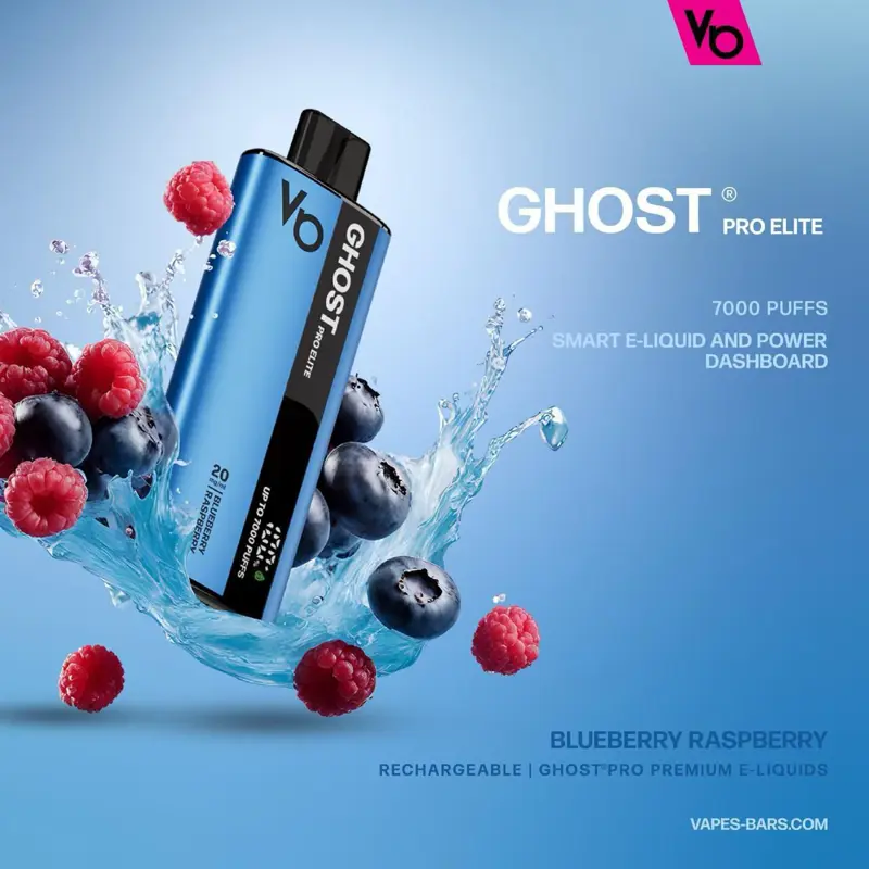 Blueberry Raspberry 7000 Puffs – Ghost Pro Elite