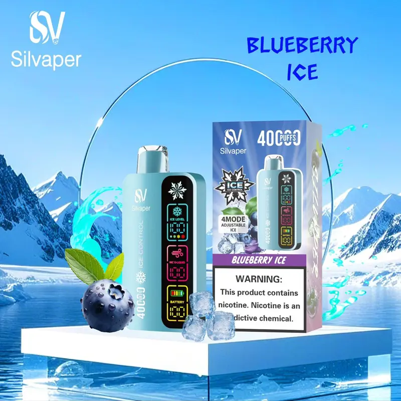 Blueberry Ice 40000 Puffs – Silvaper