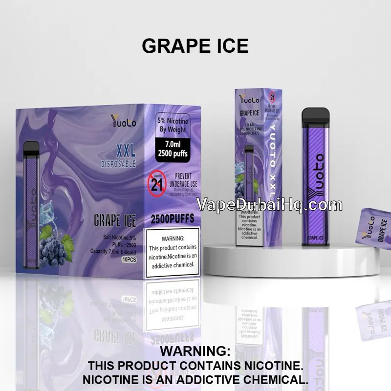 Grape Ice 2500 Puffs – Yuoto XXL