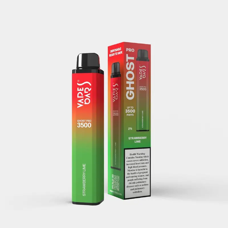 Strawberry Lime – Vape Bars Ghost Pro 3500