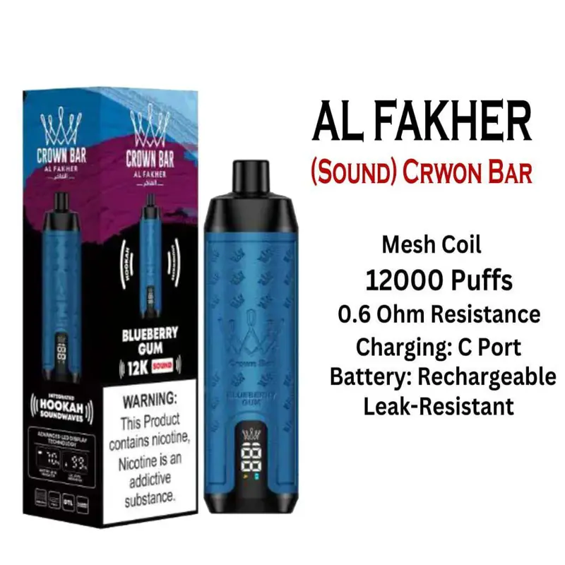 Berry Ice 12000 Puffs -  Al Fakher Vape Sound