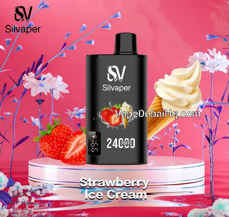 Silvaper 24000 Puffs Strawberry Ice Cream Disposable Vape