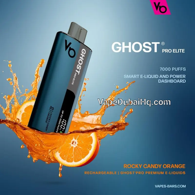 Rocky Candy Orange 7000 Puffs Ghost Pro Elite
