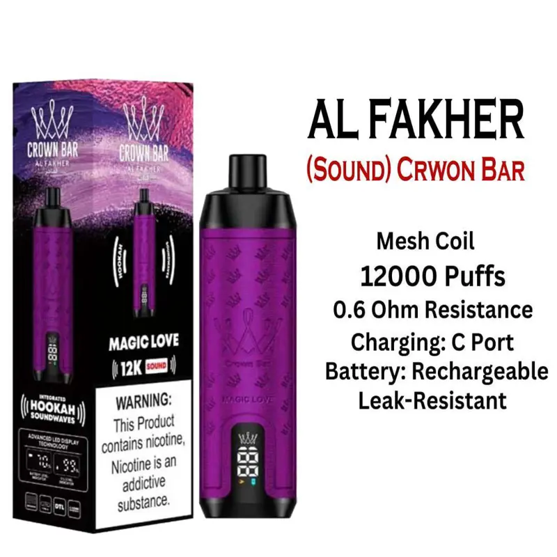 Cherry Fiesta 12000 Puffs -  Al Fakher Vape Sound