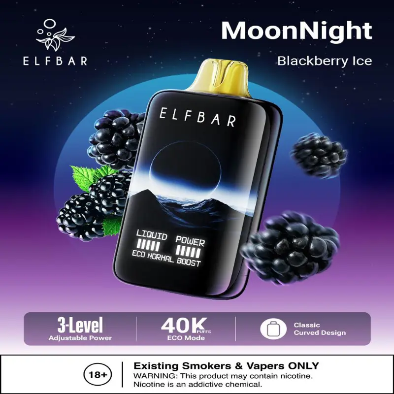 Blackberry Ice 40000 Puffs – Elfbar MoonNight