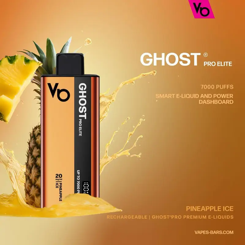 Pineapple Ice 7000 Puffs Ghost Pro Elite