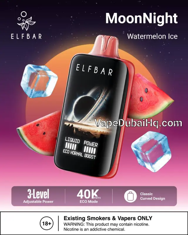 Watermelon Ice 40000 Puffs – Elfbar MoonNight